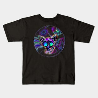 Space bubble kitten Kids T-Shirt